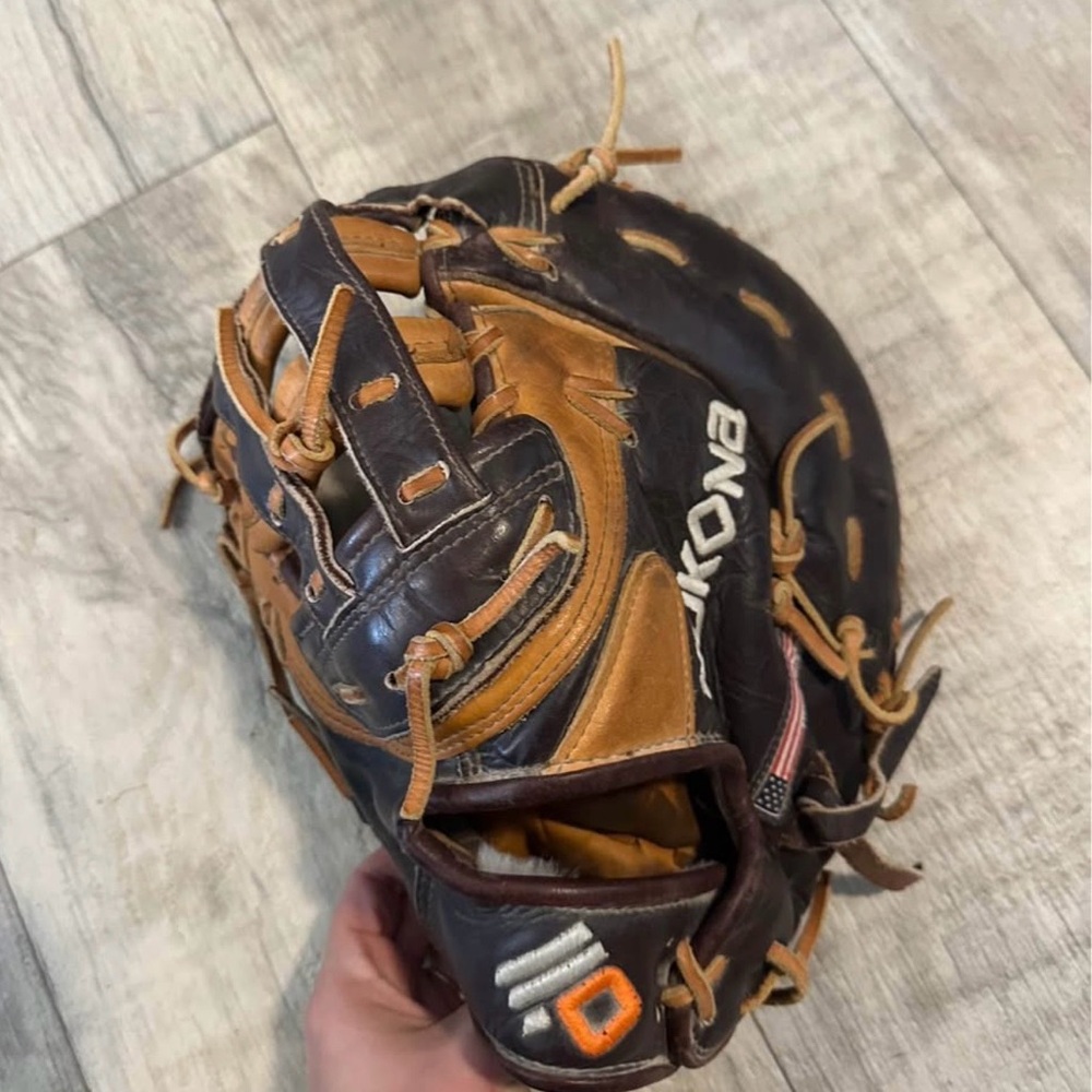 Brown and Tan Baseball Glove